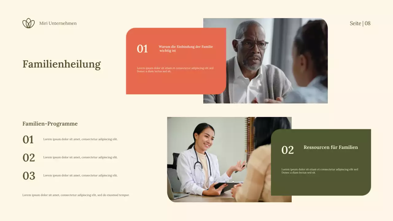 Ankündigung einer grünen, modernen Erholung