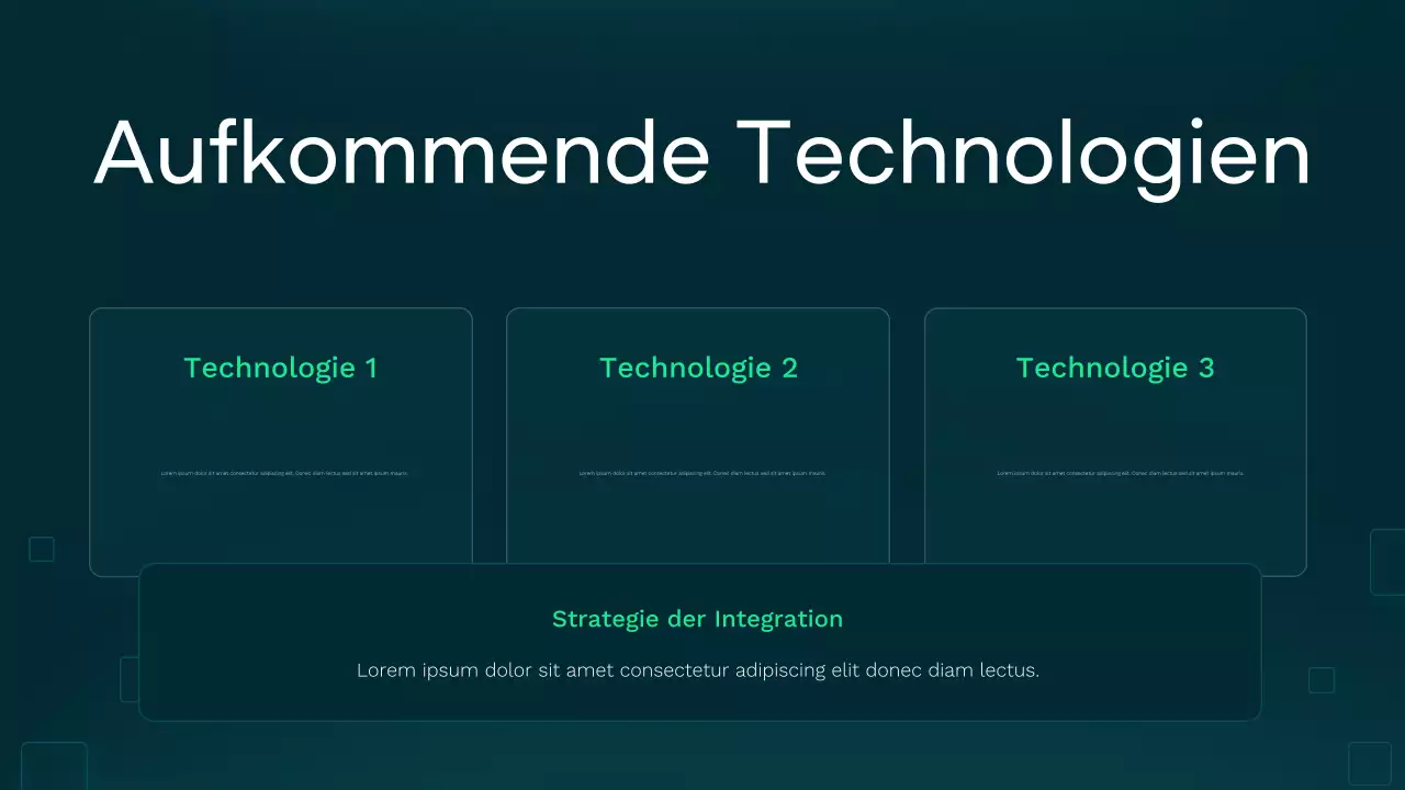 Teal Moderne Gesundheitspflege Präsentation