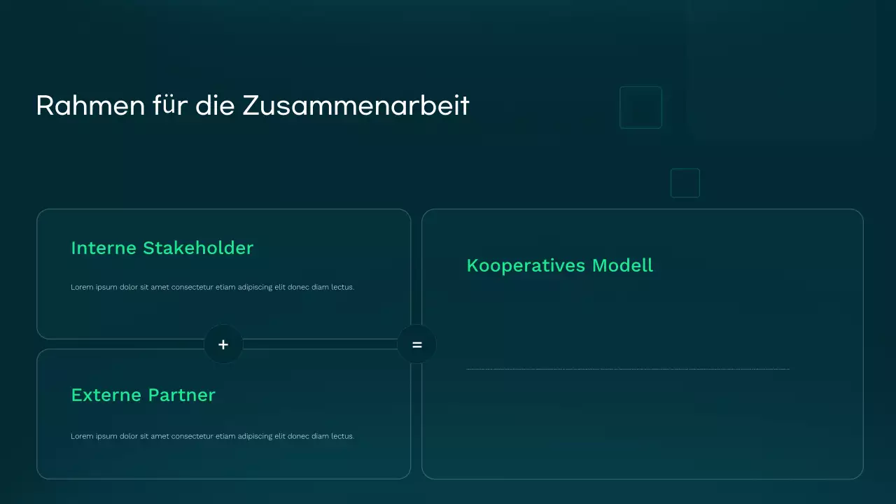 Teal Moderne Gesundheitspflege Präsentation