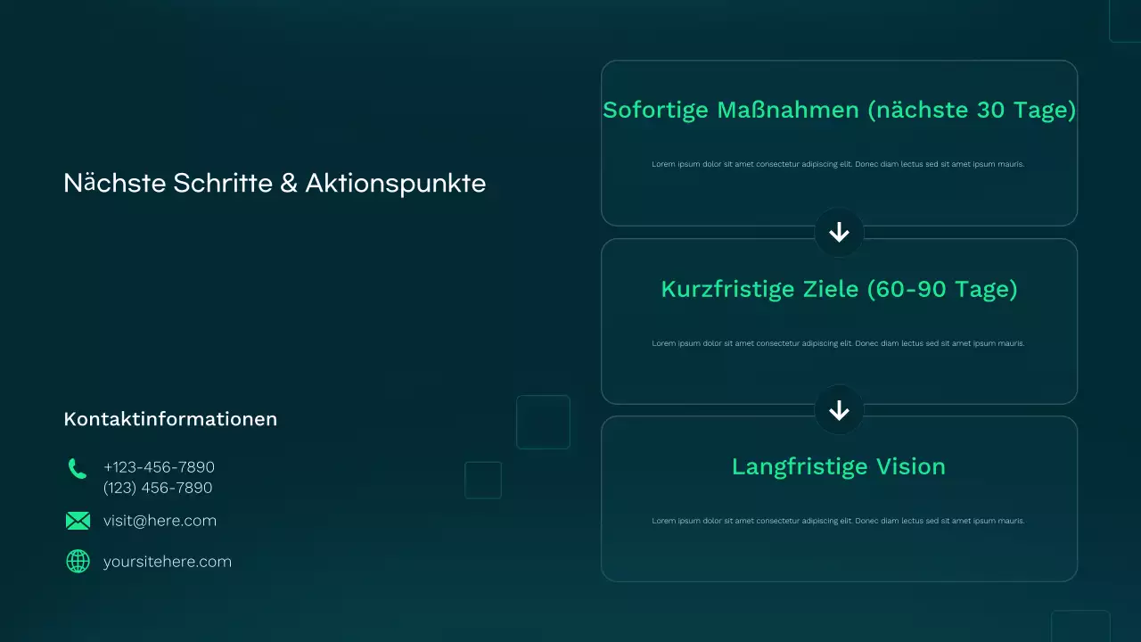 Teal Moderne Gesundheitspflege Präsentation