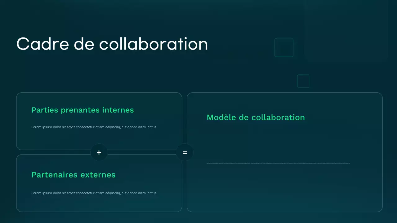 Présentation des soins de santé modernes Teal