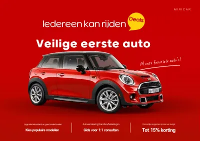 rode moderne auto reclame