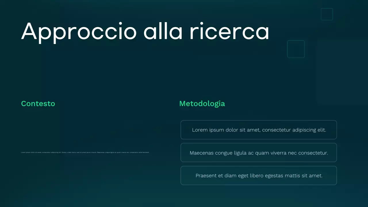 Presentazione di Teal Modern Healthcare