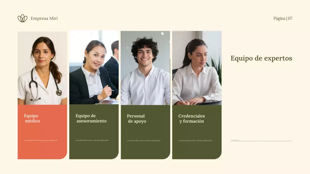 Anuncio de recuperación moderna y verde