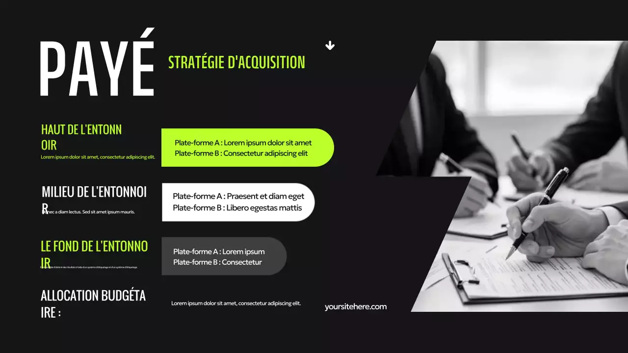 Présentation numérique verte et moderne