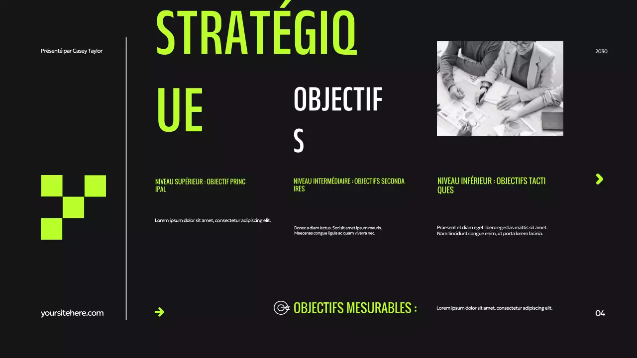 Présentation numérique verte et moderne