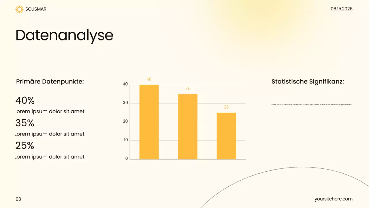Gelbe moderne Gesundheitspräsentation