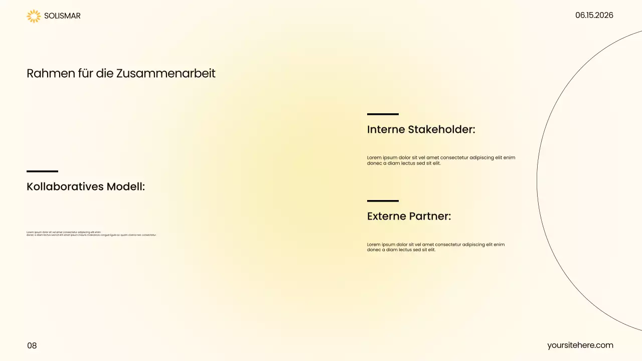 Gelbe moderne Gesundheitspräsentation