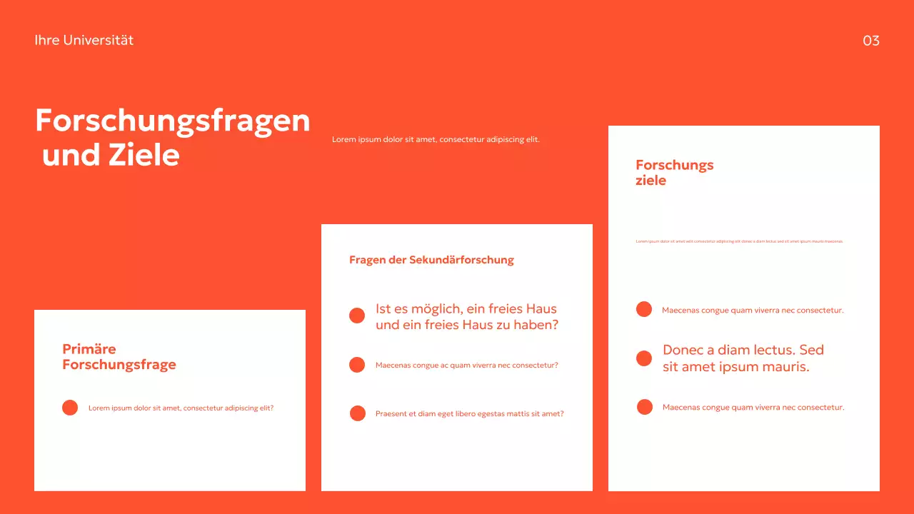Orange Modern Forschungshandbuch