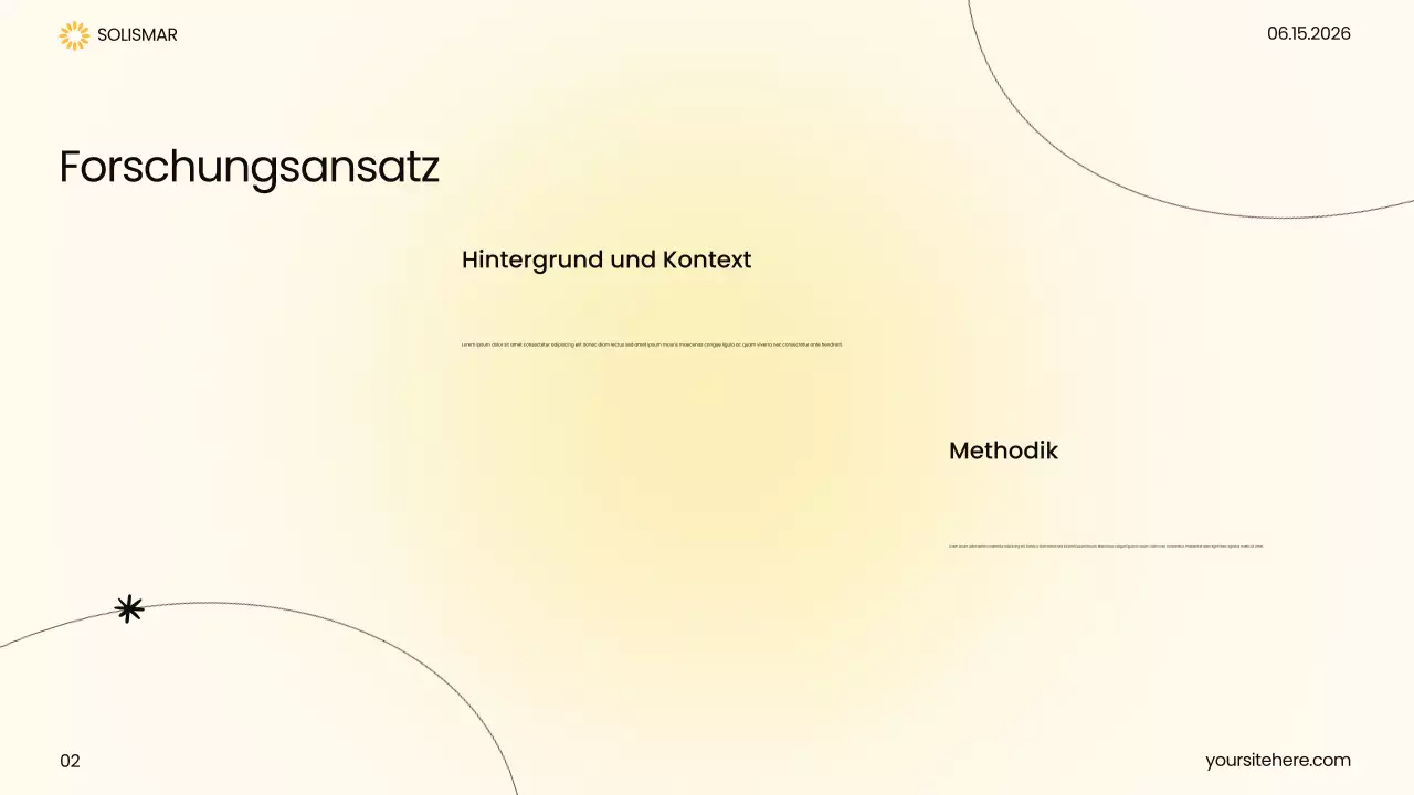 Gelbe moderne Gesundheitspräsentation