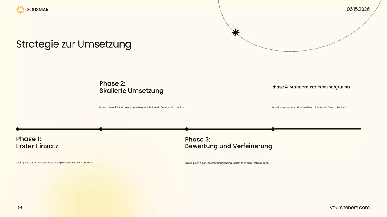 Gelbe moderne Gesundheitspräsentation