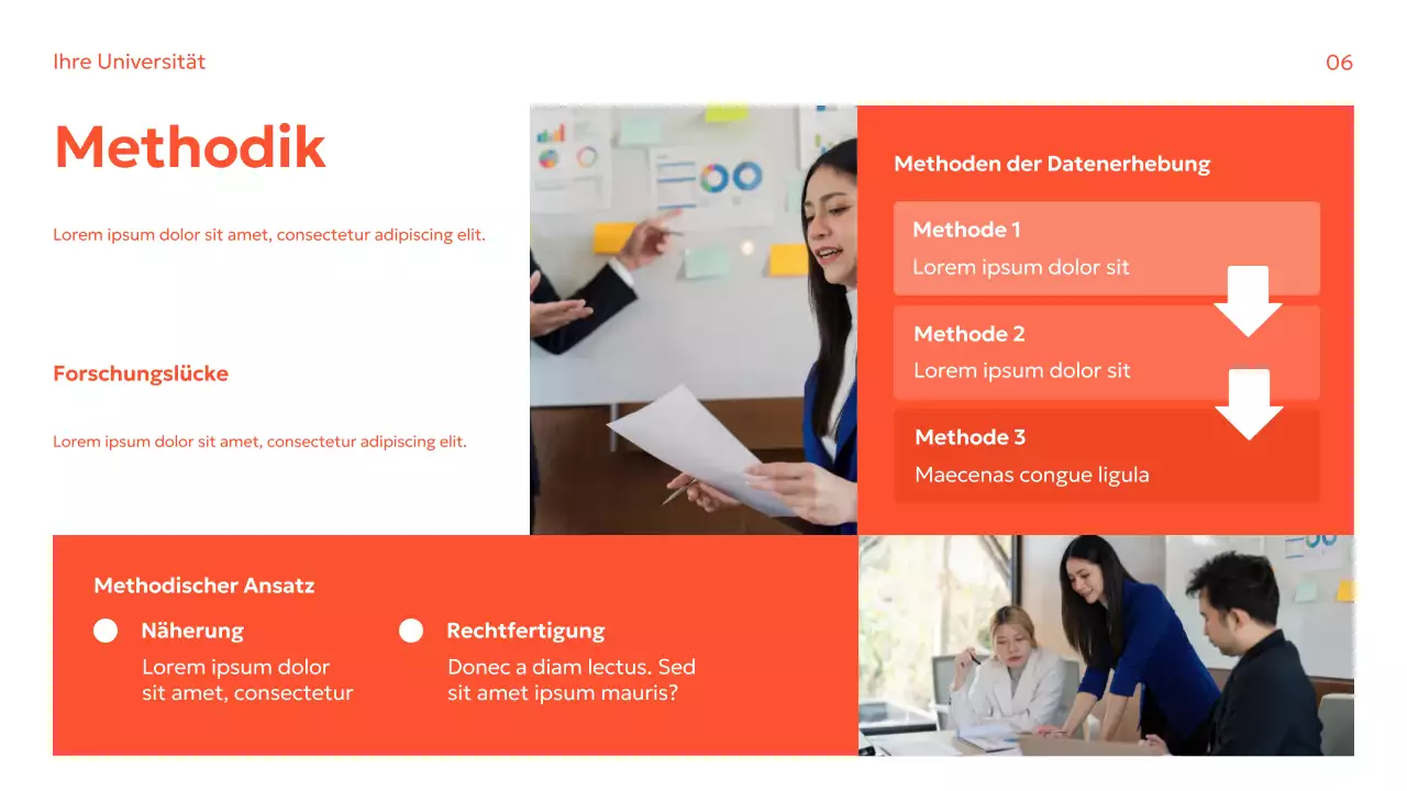 Orange Modern Forschungshandbuch