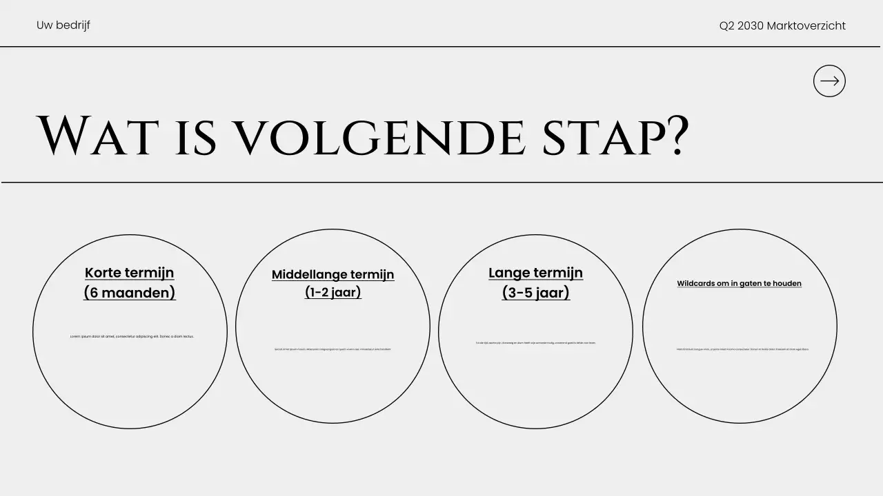 Rapport over de trends in de grijze moderne markt