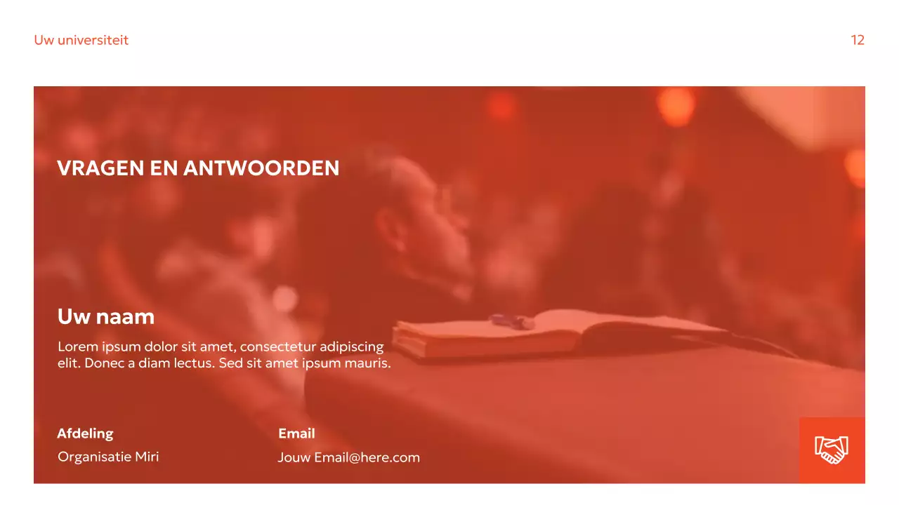 Oranje Moderne Onderzoeksgids