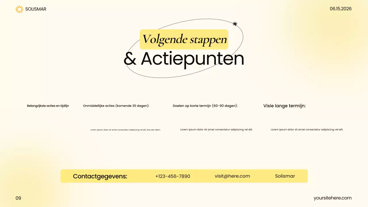 Gele moderne gezondheidszorgpresentatie