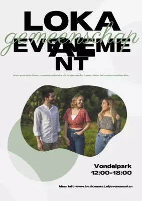 Aankondiging van Green Modern Community-evenement