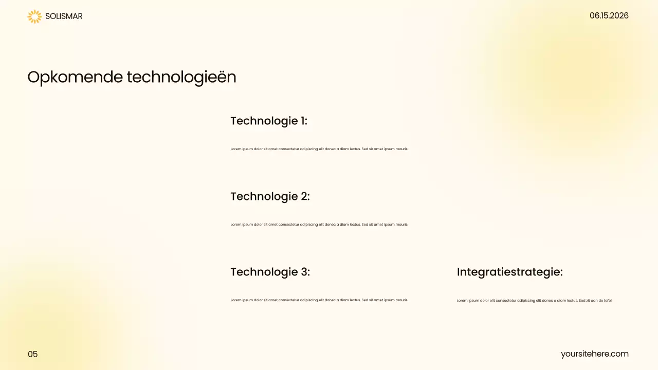 Gele moderne gezondheidszorgpresentatie