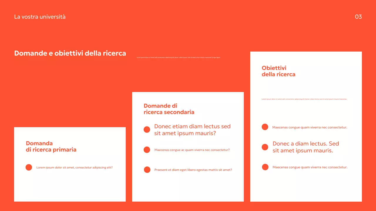 Guida alla ricerca moderna arancione