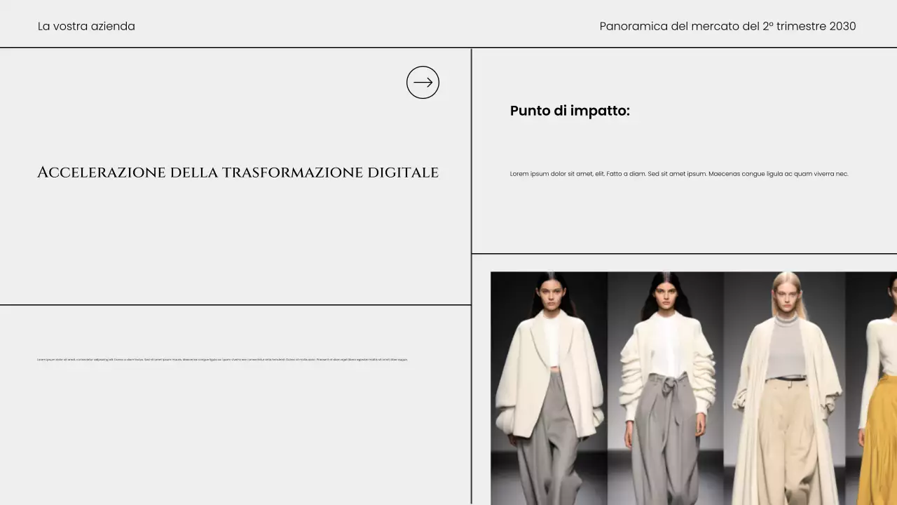 Rapporto sulle tendenze del mercato moderno grigio