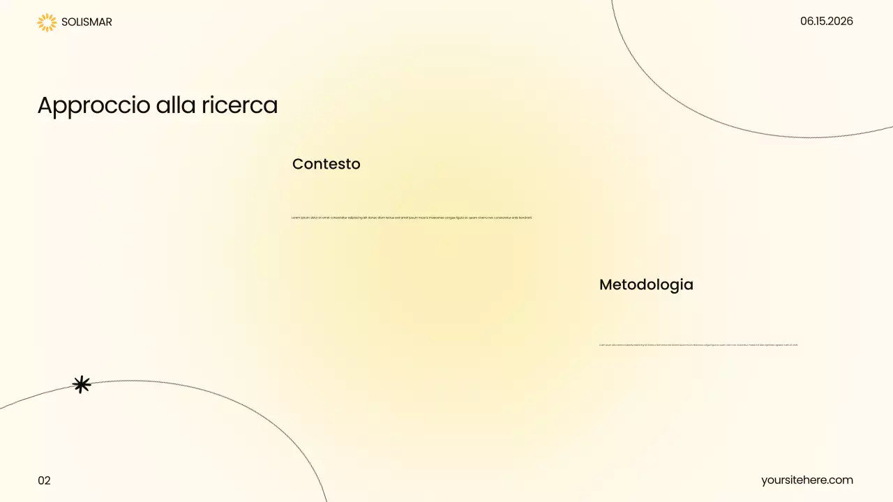 Presentazione dell'assistenza sanitaria moderna gialla