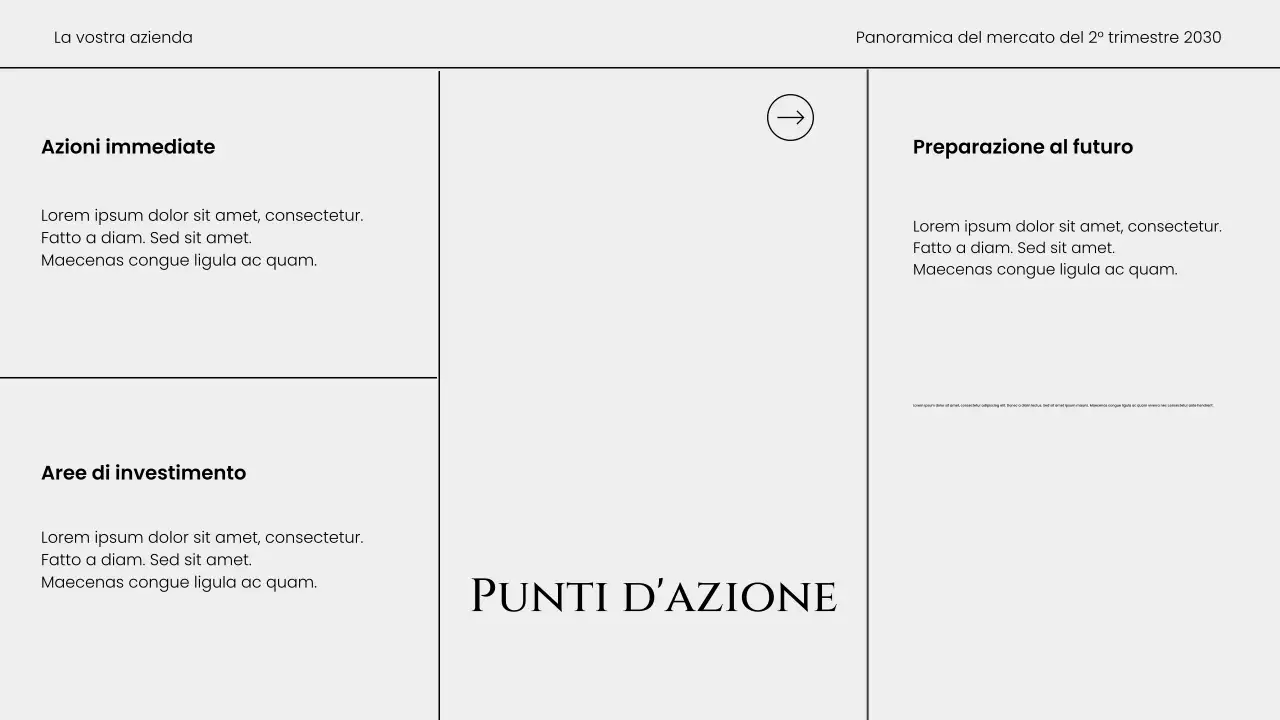 Rapporto sulle tendenze del mercato moderno grigio