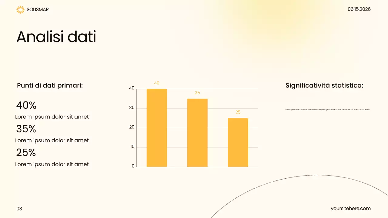 Presentazione dell'assistenza sanitaria moderna gialla