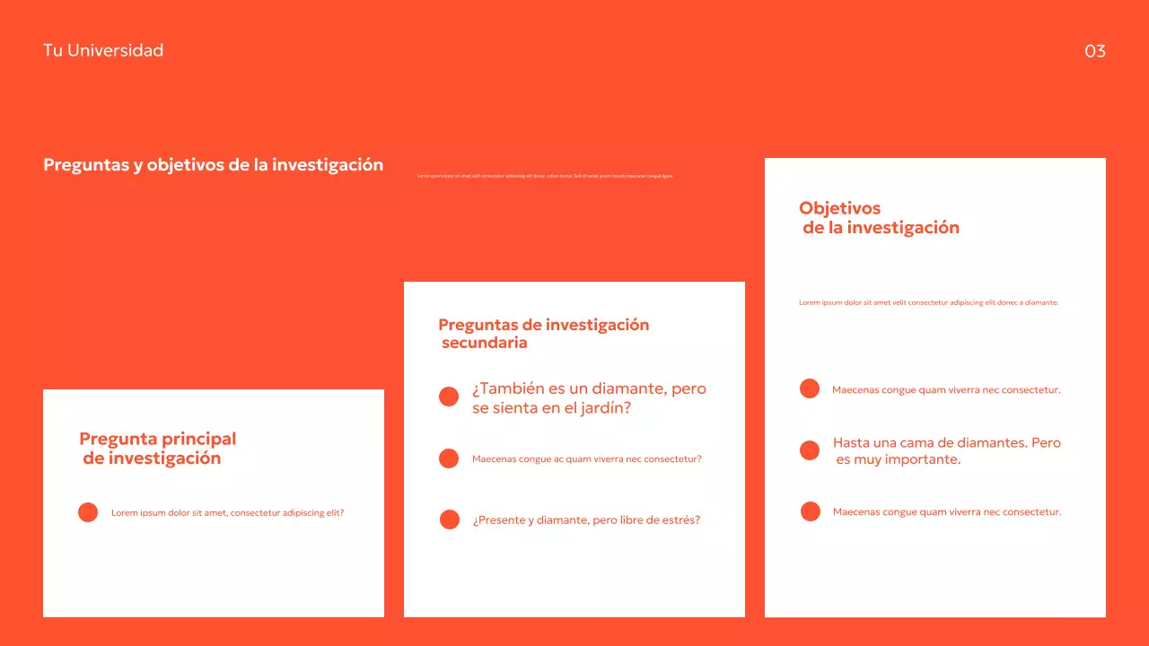 Guía de investigación moderna de Orange