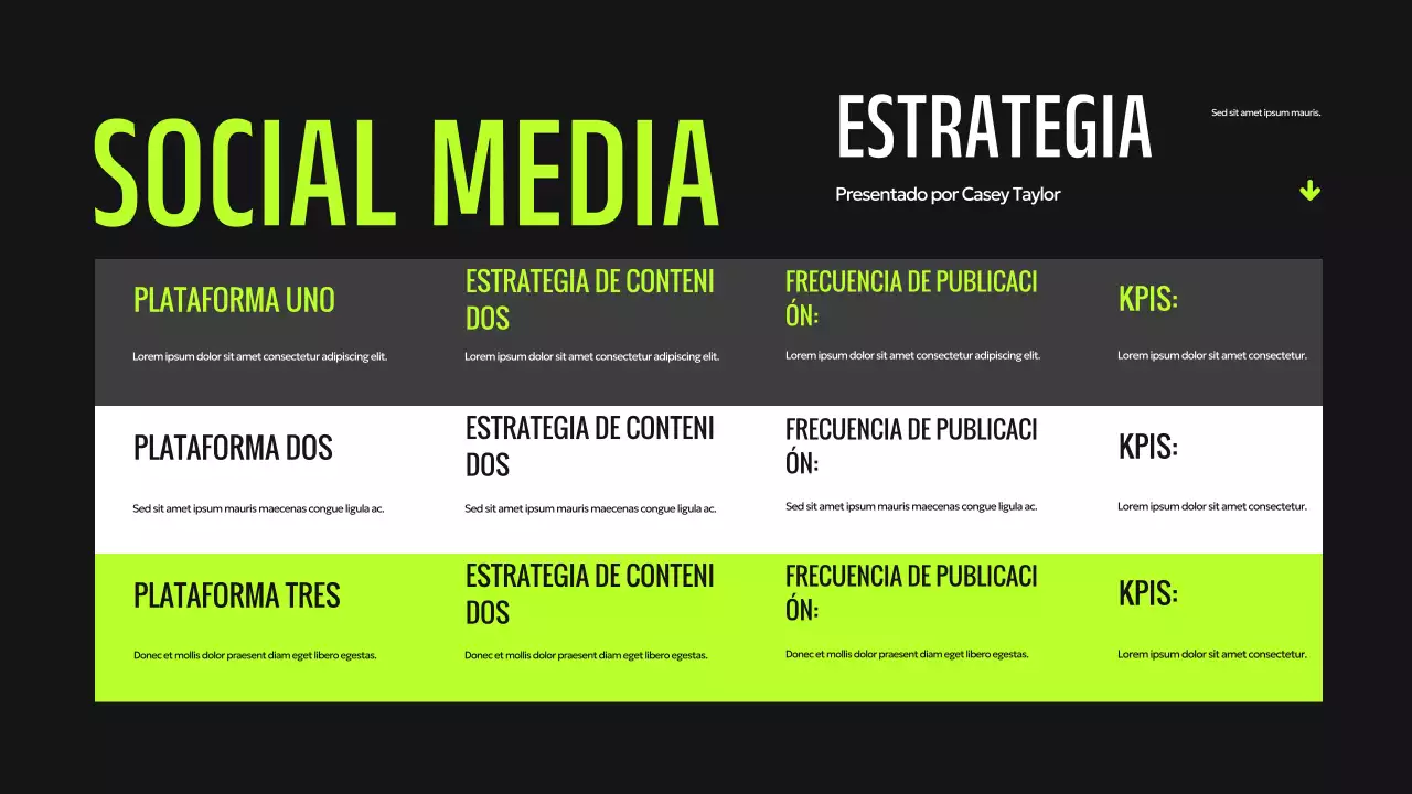 Presentación digital moderna y ecológica