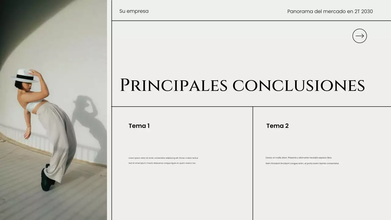 Informe de tendencias del mercado moderno gris