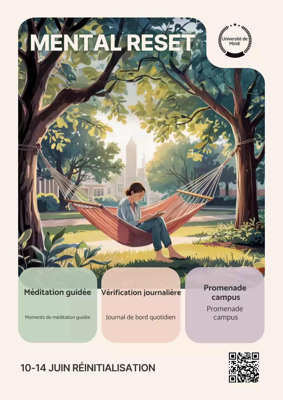 événement bien-être minimaliste vert