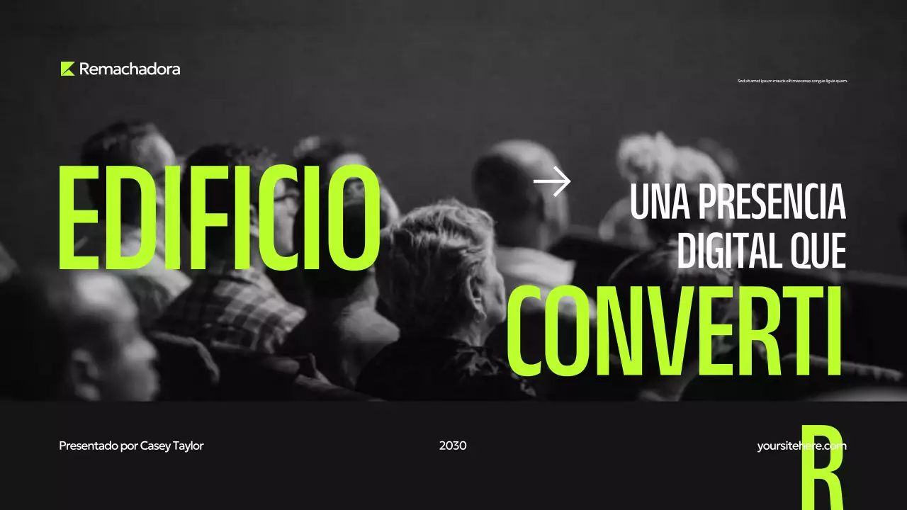 Presentación digital moderna y ecológica