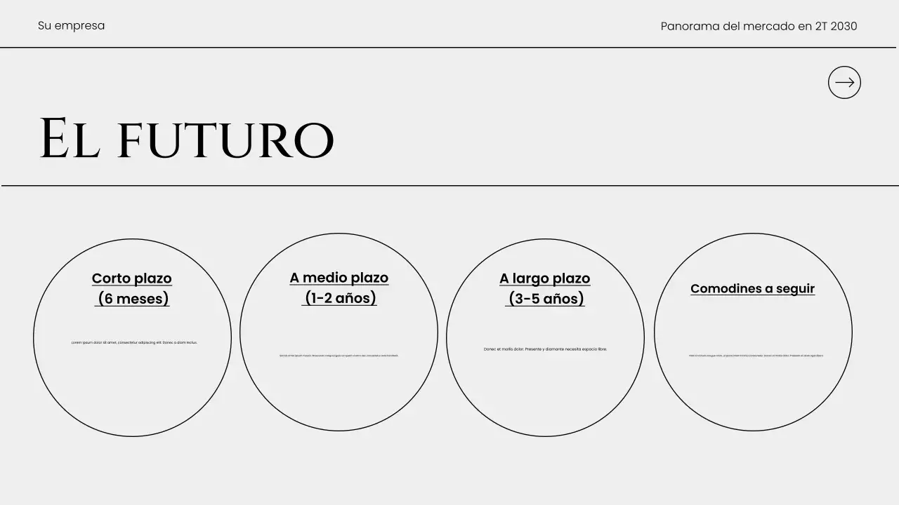 Informe de tendencias del mercado moderno gris