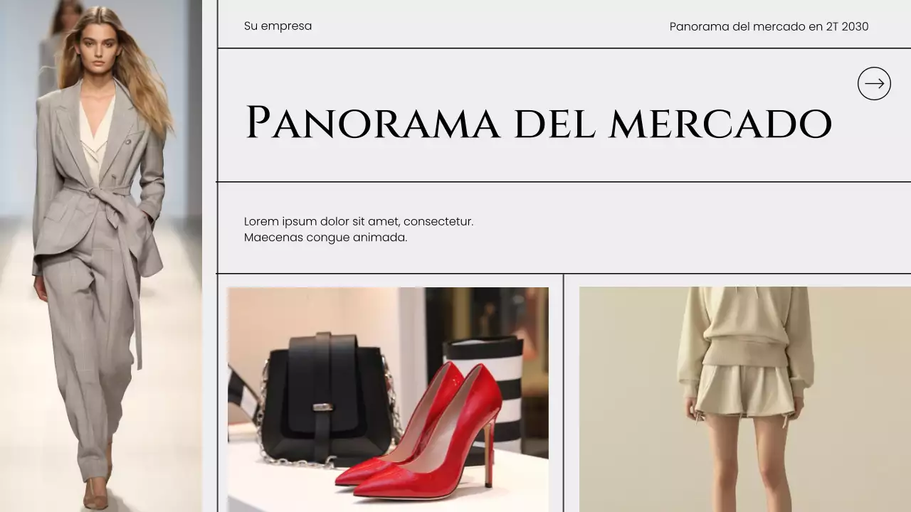 Informe de tendencias del mercado moderno gris