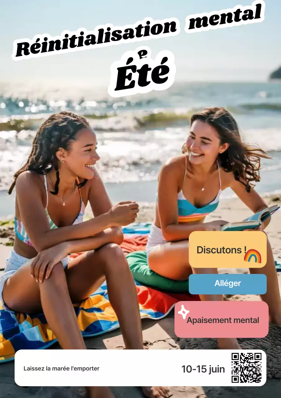 Événement branché sur la santé mentale à la plage