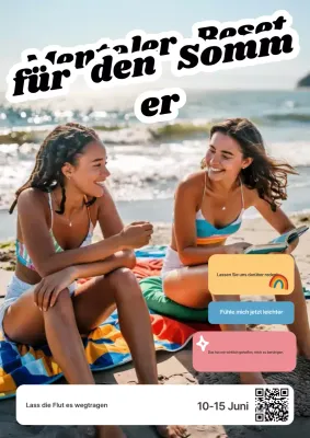 Trendiges Strand-Event für psychische Gesundheit