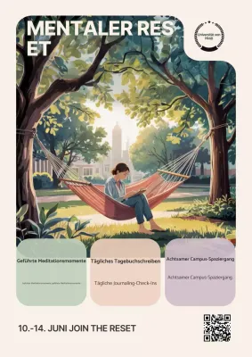 grünes minimales Wellness-Event