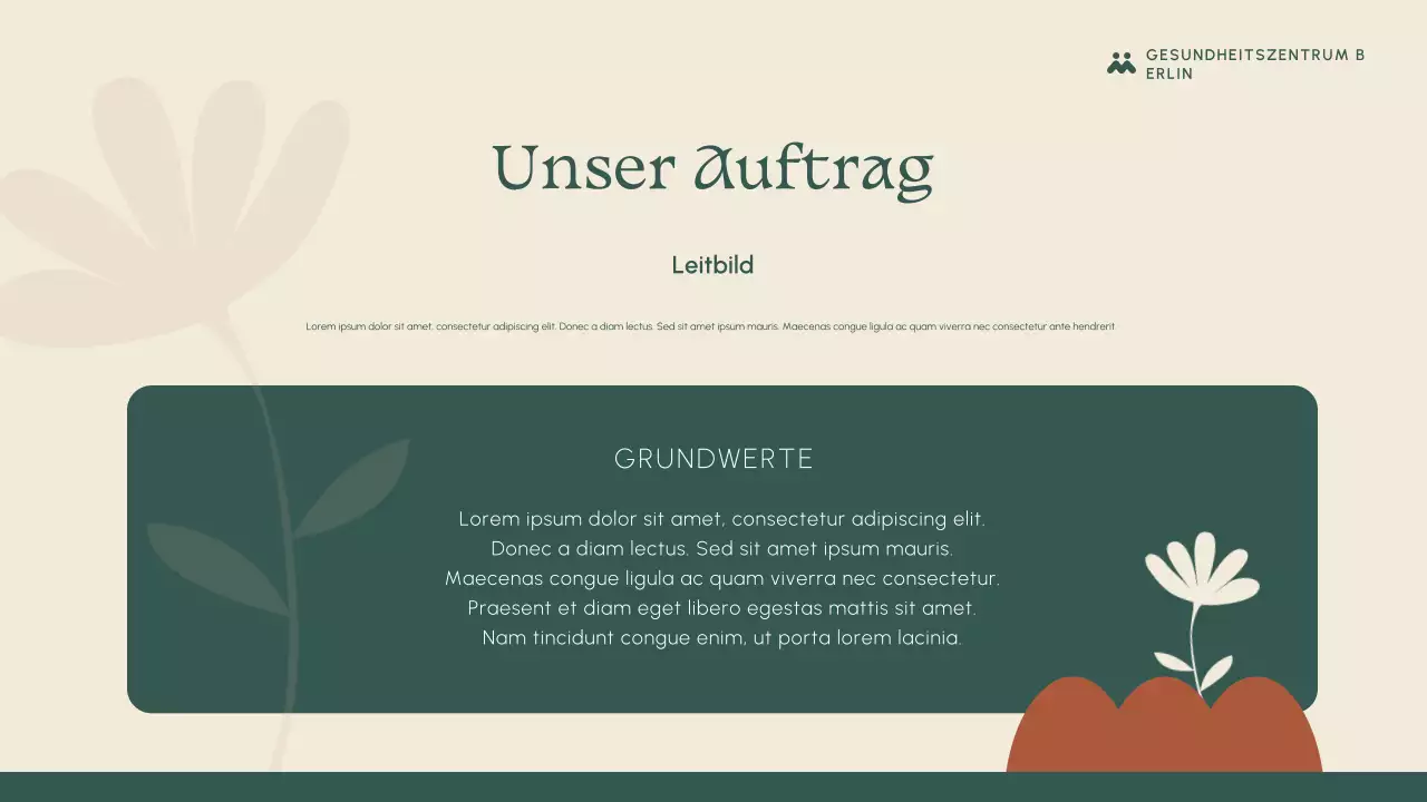 Präsentation des Green Recovery-Programms