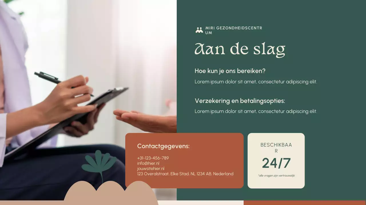 Presentatie van het Groene Herstelprogramma
