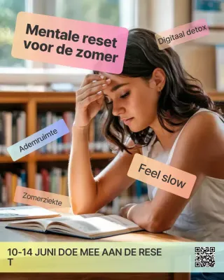 Zomerevenement voor moderne geestelijke gezondheid