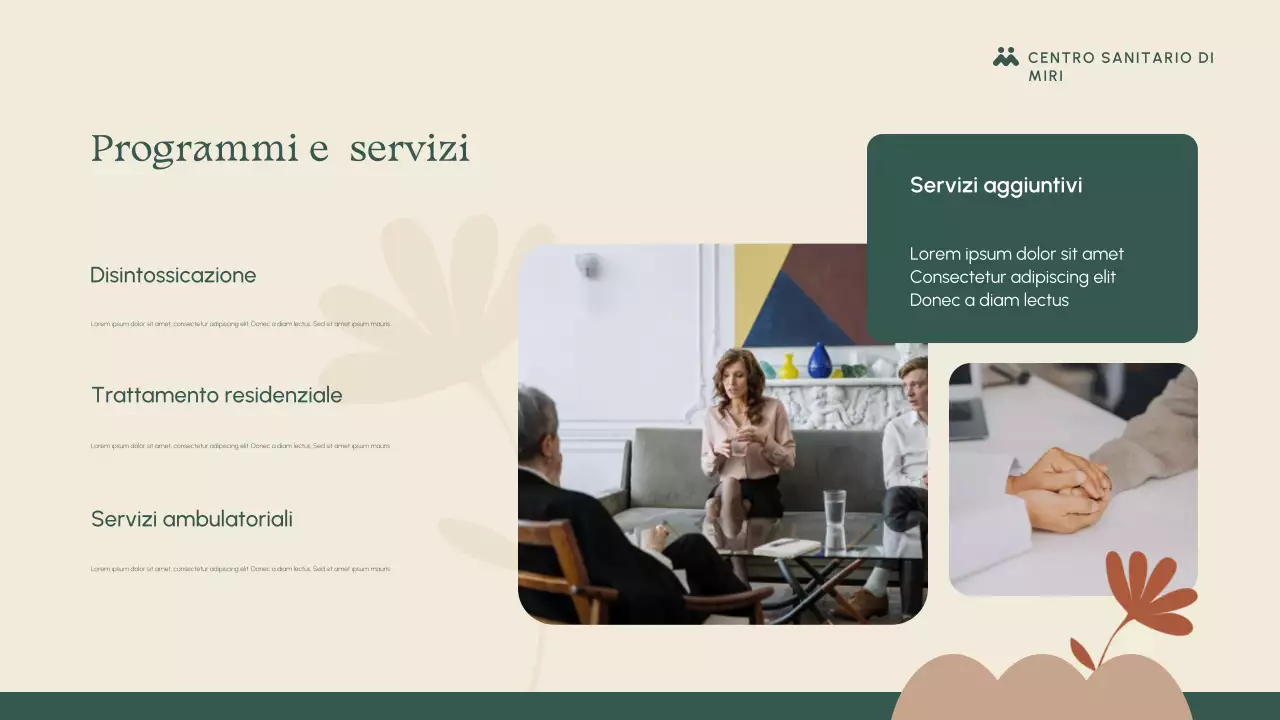 Presentazione del programma di recupero verde