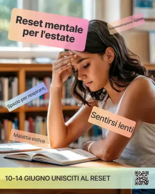 Evento estivo sulla salute mentale moderna