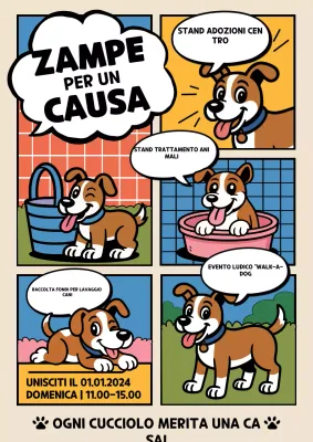 Manifesto dell'evento Beige Comic Pet