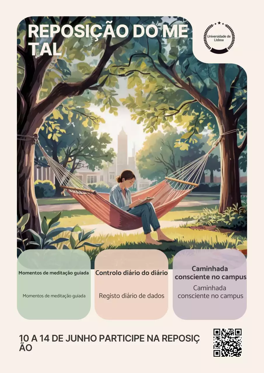 evento de bem-estar minimalista verde