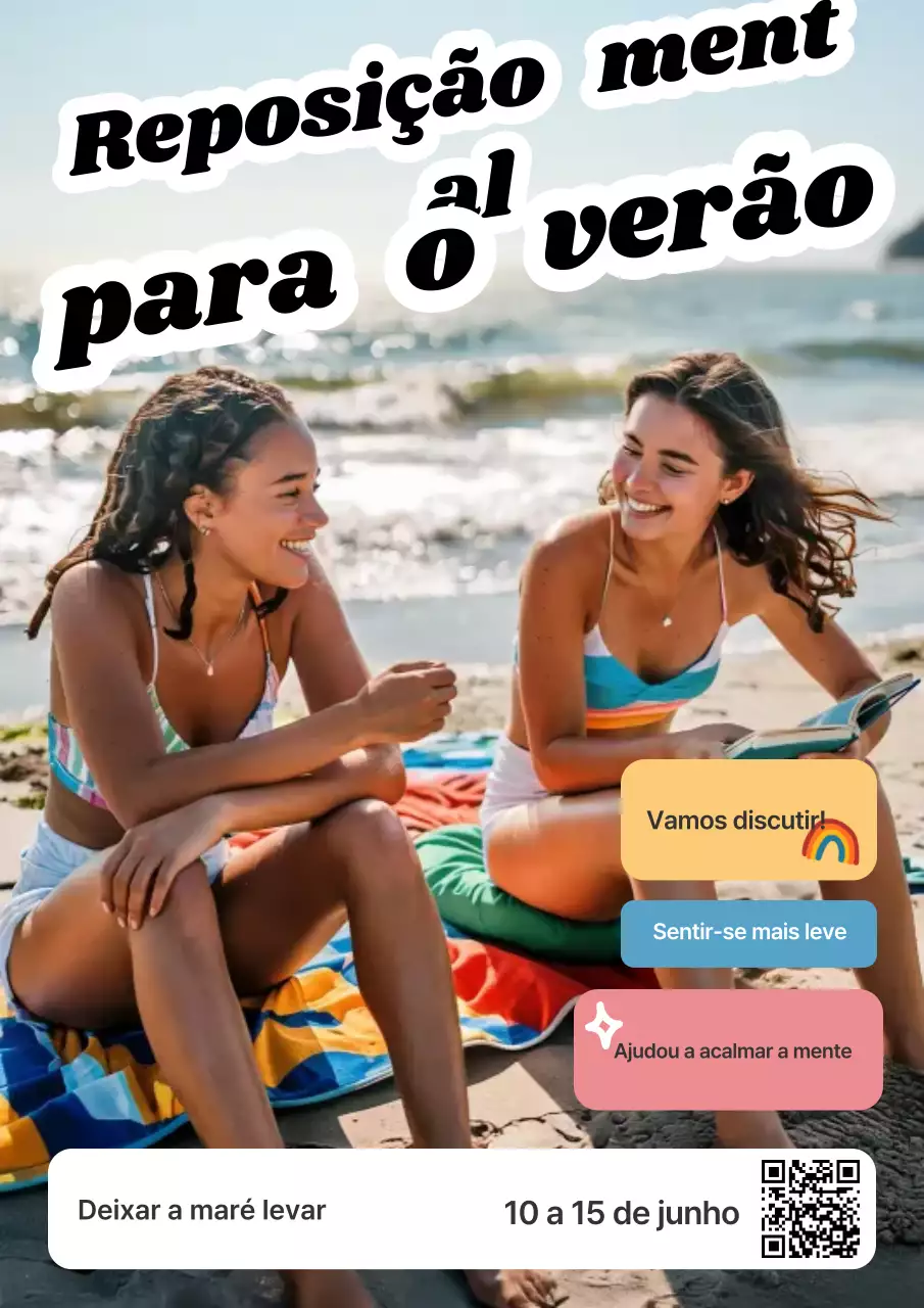 Evento de saúde mental da moda praia