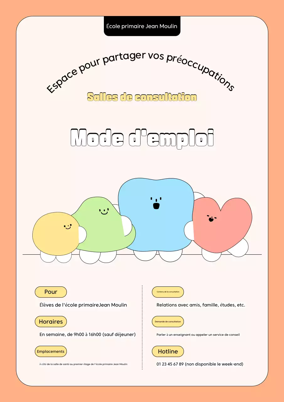 Guide de conseil pour bébé orange