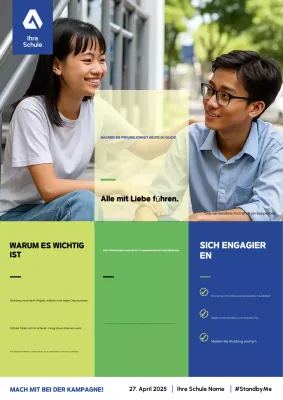 Poster der Kampagne „Grüne Moderne Freundlichkeit“