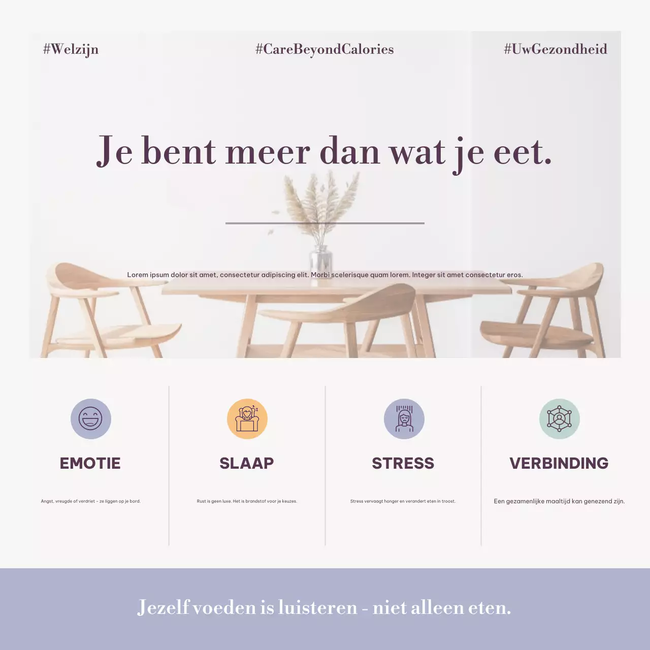 Beige Minimal Wellness Guide Social Media Square