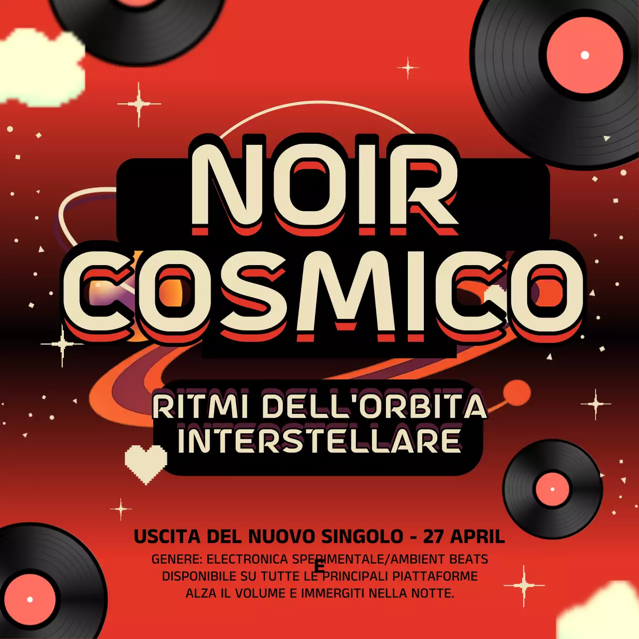 Annuncio di Red Retro Music sui social media