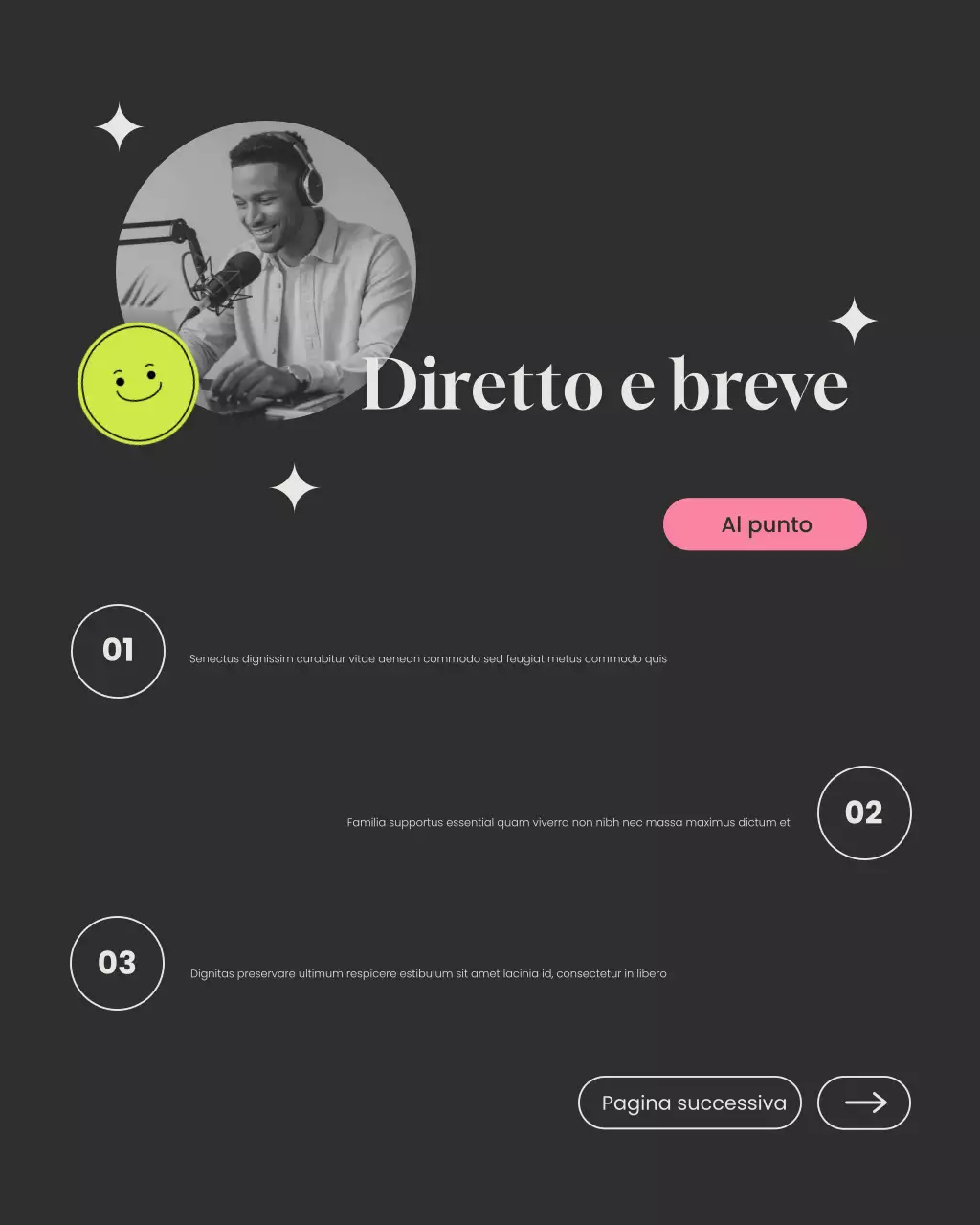 Guida al batching di contenuti moderni neri per il carosello di post di Instagram