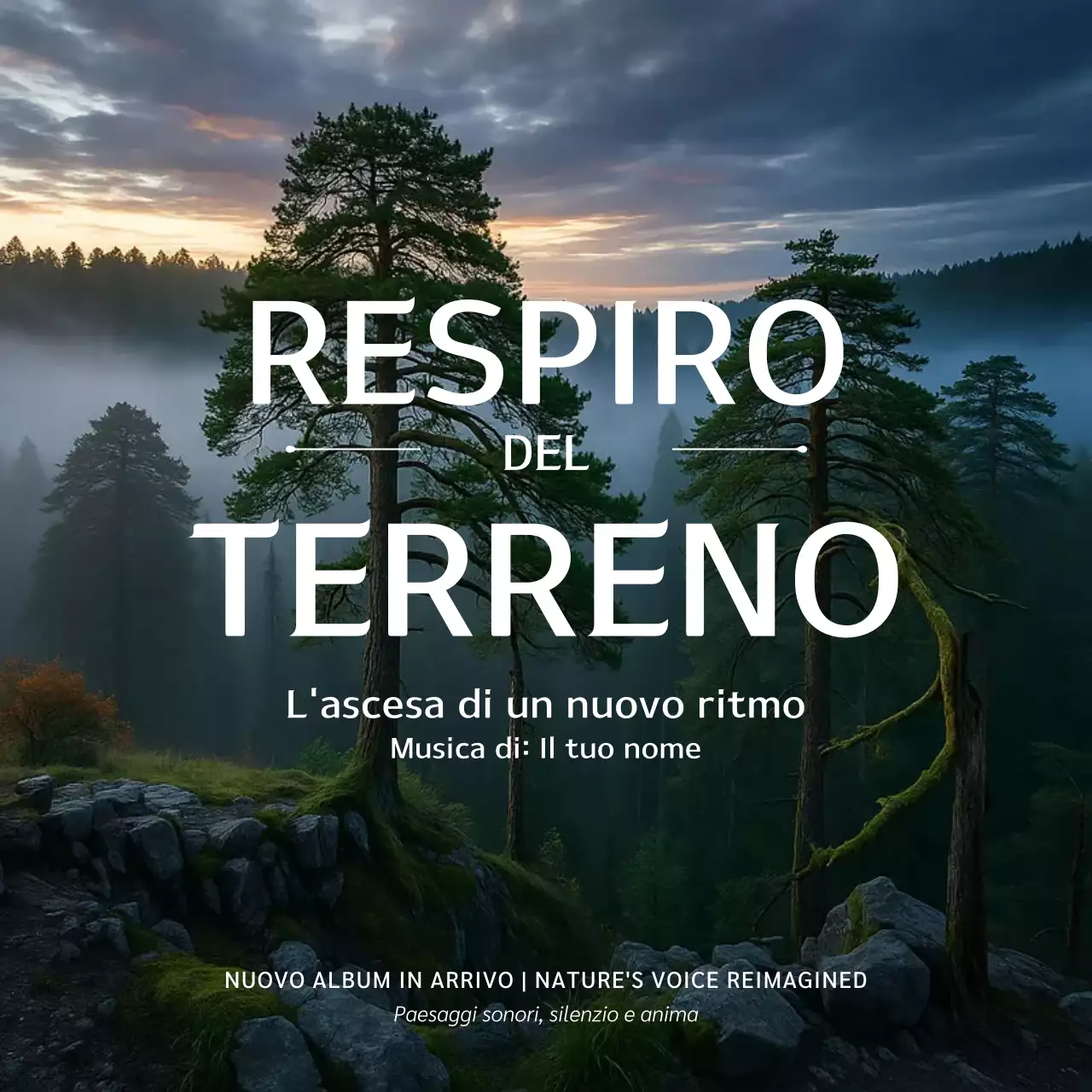 Post sui social media per la promozione di Green Nature Music